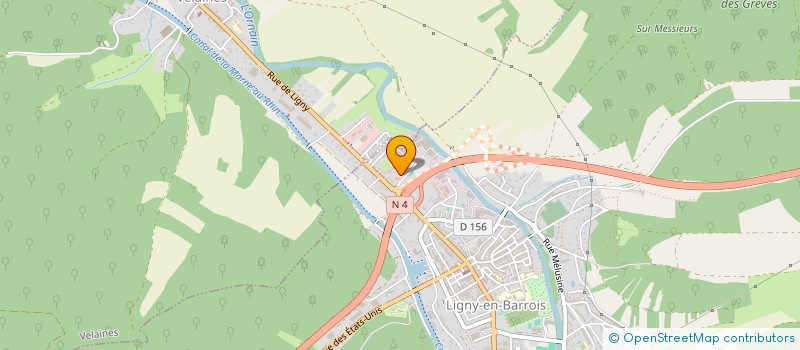 localisation de l'entreprise COMITE ETABLISSEMENT ESSILOR BATTANTS à LIGNY-EN-BARROIS