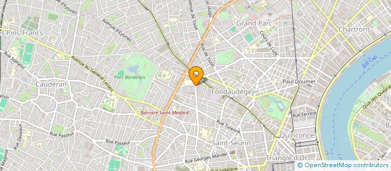 localisation de l'entreprise COMITE ETABLISSEMENT FR3 AQUITAINE à BORDEAUX