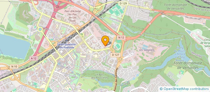 localisation de l'entreprise COMITE ETABLISSEMENT FRAMATONE  GUYANCOURT