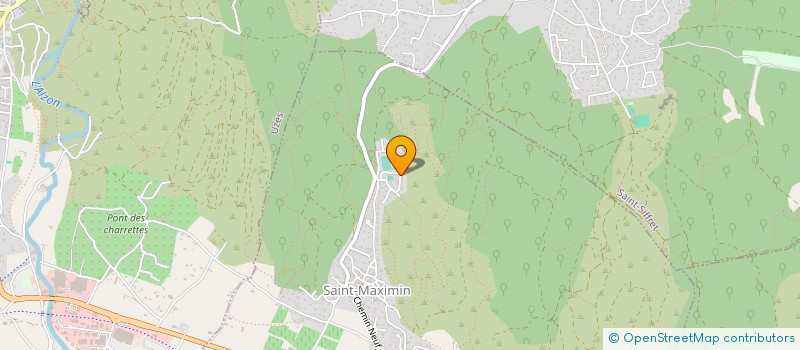 localisation de l'entreprise COMITE ETABLISSEMENT HARIBO RICQLES ZAN  UZES