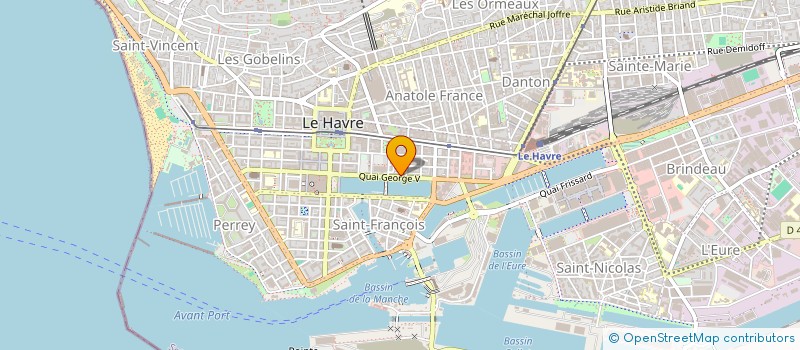 localisation de l'entreprise COMITE ETABLISSEMENT INDUSTRIEL à LE HAVRE