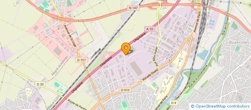 localisation de l'entreprise COMITE ETABLISSEMENT MICHELIN  POITIERS