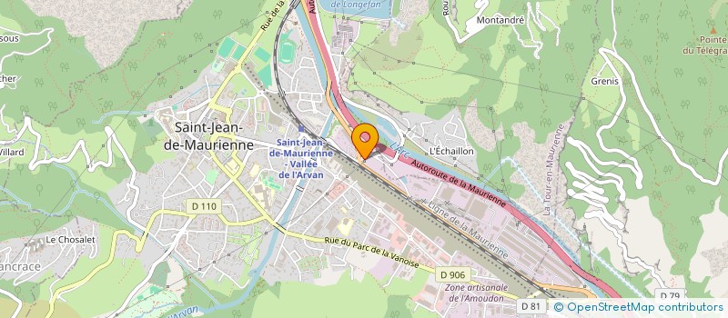 localisation de l'entreprise COMITE ETABLISSEMENT PECHINEY à SAINT-JEAN-DE-MAURIENNE