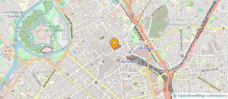 localisation de l'entreprise COMITE ETABLISSEMENT REG NORD PICARDIE à LILLE
