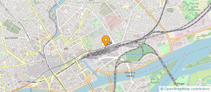 localisation de l'entreprise COMITE ETABLISSEMENT REGION SNCF NANTES à NANTES