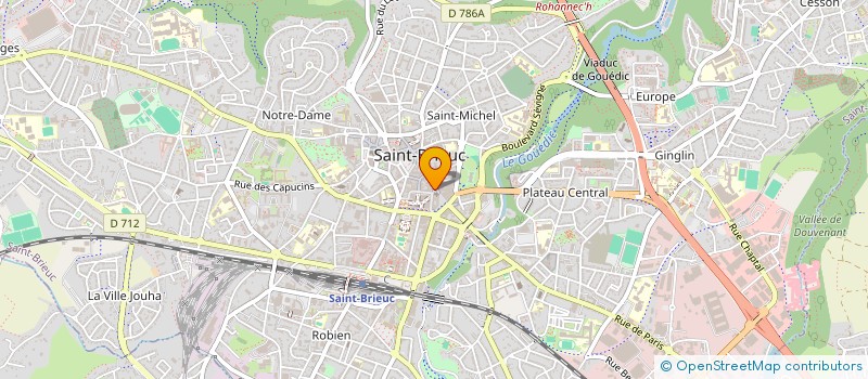 localisation de l'entreprise COMITE ETABLISSEMENT SOCIETE GENERALE à SAINT-BRIEUC