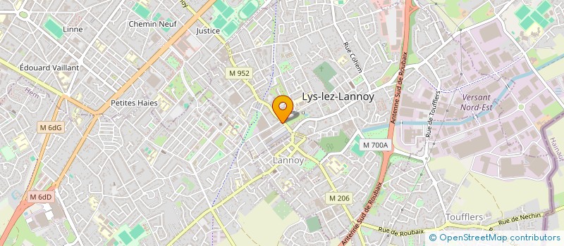 localisation de l'entreprise COMITE ETABLISSEMENT STEIN INDUSTRIE  LYS-LEZ-LANNOY