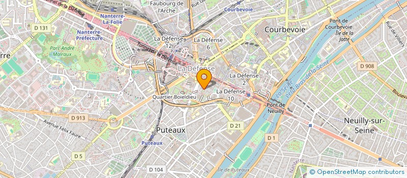 localisation de l'entreprise COMITE ETABLISSEMENT UNIMETAL VALENCIENN  PUTEAUX