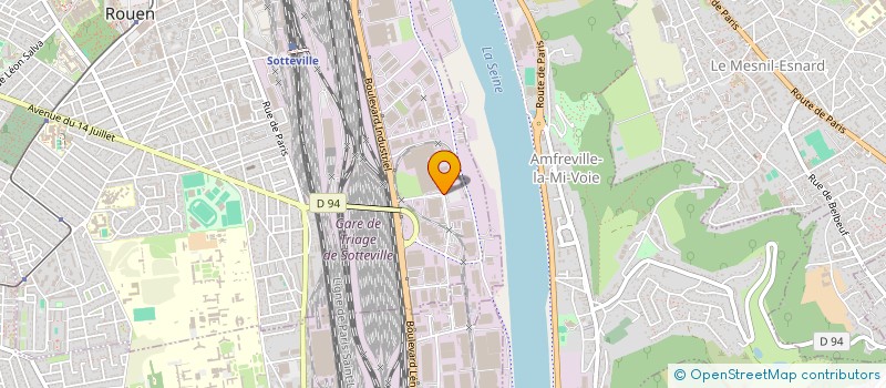 localisation de l'entreprise COMITE ETABLISSEMENT USINE SOPALIN à SOTTEVILLE-LES-ROUEN