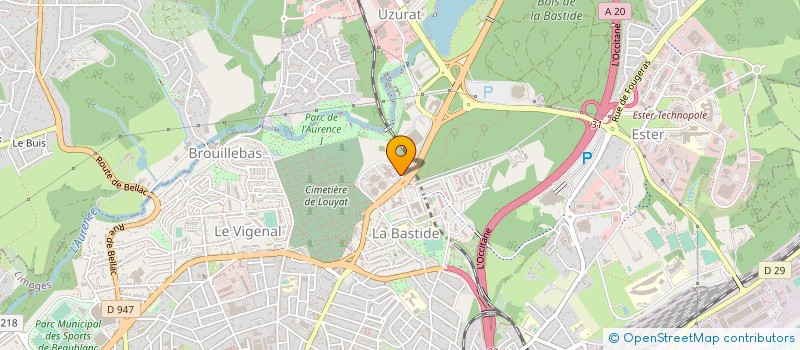 localisation de l'entreprise COMITE ETABLISSEMENTS FR3 à LIMOGES