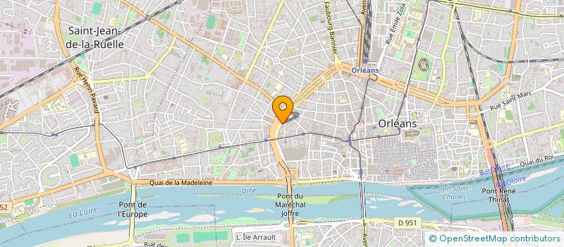 localisation de l'entreprise COMITE ETS CAISSE REGION ASSUR MALADIE à ORLEANS