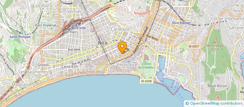 localisation de l'entreprise COMITE ETS CCF RESTAURANT à NICE