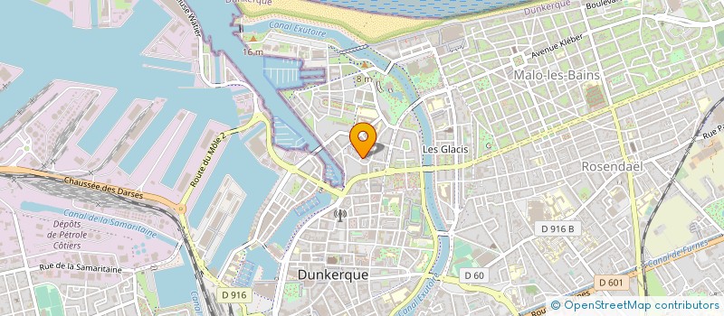 localisation de l'entreprise COMITE ETS CHANTIER FRANCE DUNKERQUE à DUNKERQUE