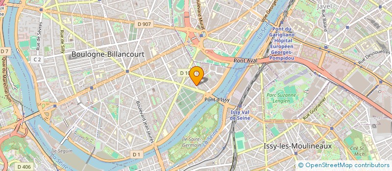 localisation de l'entreprise COMITE ETS DU SIEGE SOCIAL DE LA RNUR à BOULOGNE-BILLANCOURT