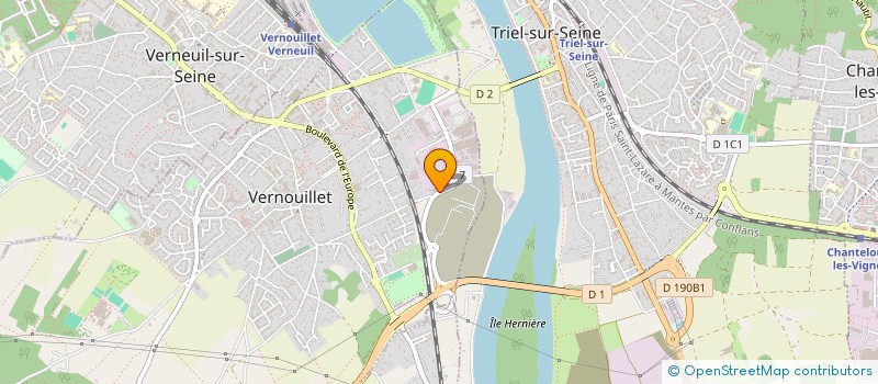 localisation de l'entreprise COMITE ETS ETERNIT INDUSTRIES à VERNOUILLET