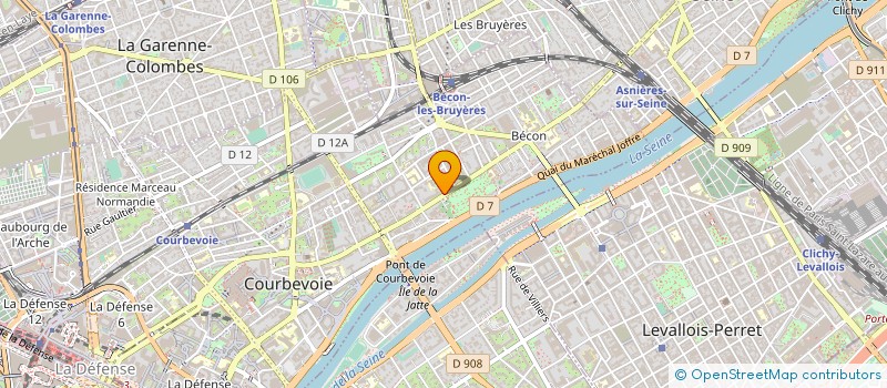 localisation de l'entreprise COMITE ETS KSB à COURBEVOIE