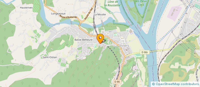 localisation de l'entreprise COMITE ETS LAFARGE CIMENTS VIVIERS à VIVIERS