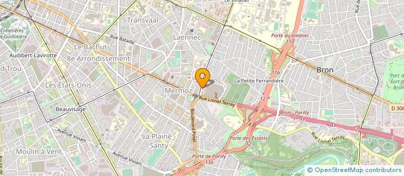 localisation de l'entreprise COMITE ETS NOUVELLES GALERIES à BRON