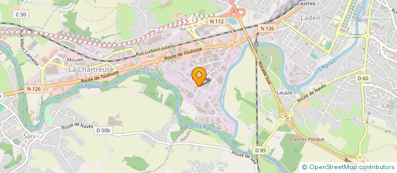 localisation de l'entreprise COMITE ETS RENAULT AUTOMATION CASTRES  CASTRES