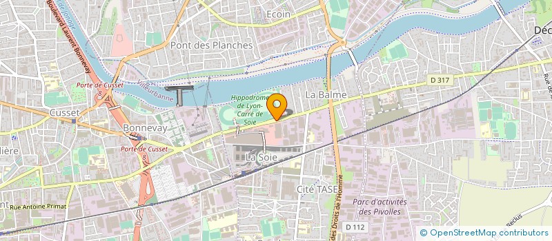 localisation de l'entreprise COMITE ETS RENAULT LYON EST à VAULX-EN-VELIN