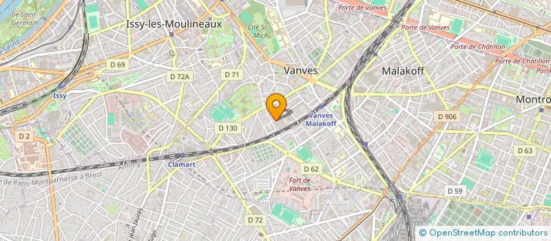 localisation de l'entreprise COMITE ETS SCHINDLER ILE DE FRANCE à VANVES