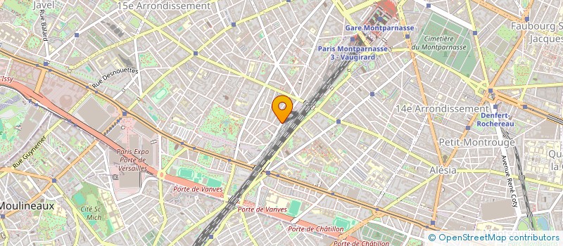 localisation de l'entreprise COMITE ETS SIN & STES 15E  PARIS