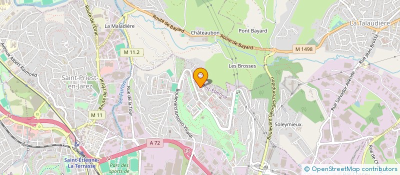 localisation de l'entreprise COMITE ETS SNCF EXPLOIT ST ETI à SAINT-ETIENNE