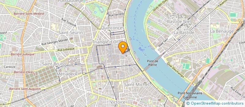 localisation de l'entreprise COMITE ETUDE INFORMATION DROGUE à BORDEAUX