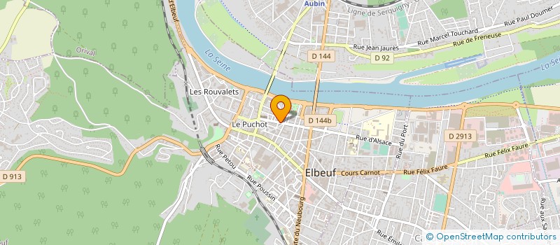 localisation de l'entreprise COMITE EXPANSION DEVELOP REG ELBEUVIENNE  ELBEUF