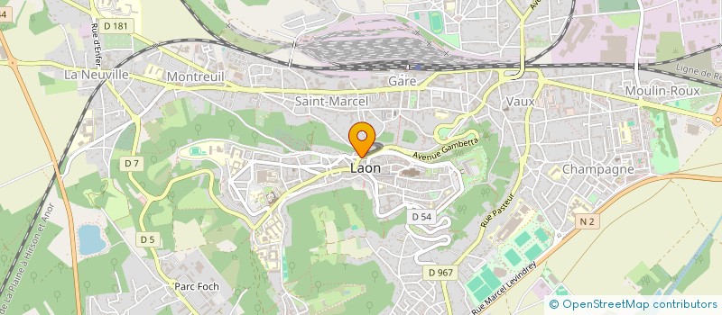 localisation de l'entreprise COMITE EXPANSION ECONOMIQUE AISNE à LAON