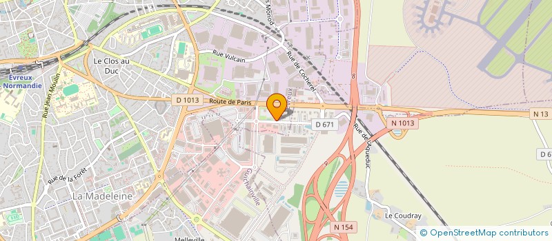 localisation de l'entreprise COMITE EXPANSION ECONOMIQUE DE L EURE  EVREUX