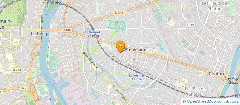 localisation de l'entreprise COMITE FAMIL SCOLA PAROISSE STE MARGUERI à LE VESINET