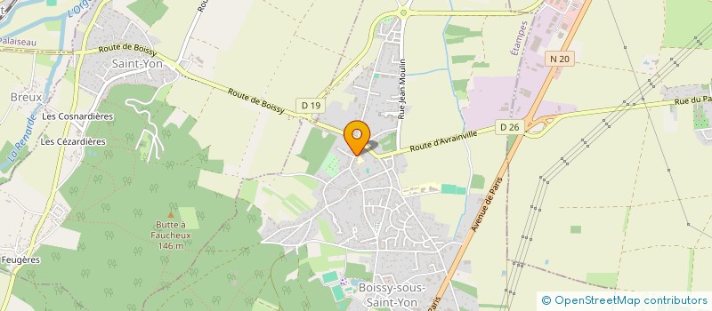localisation de l'entreprise COMITE FAMIL SCOLAIRE BOISSY ST YON à BOISSY-SOUS-SAINT-YON