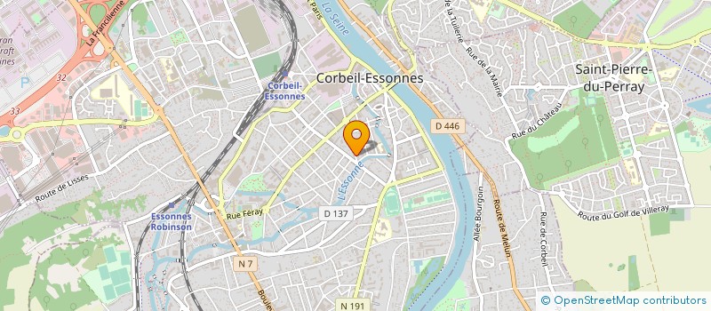 localisation de l'entreprise COMITE FAMILIAL SCOLAIRE DE CORBEIL à CORBEIL-ESSONNES