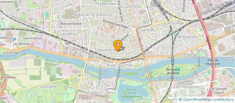 localisation de l'entreprise COMITE FEBVOTTE MARAT à TOURS