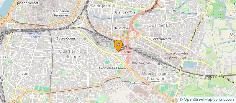 localisation de l'entreprise COMITE FEDERATEUR DES PSYCHANALYSTES C.F.D.P.  AVIGNON