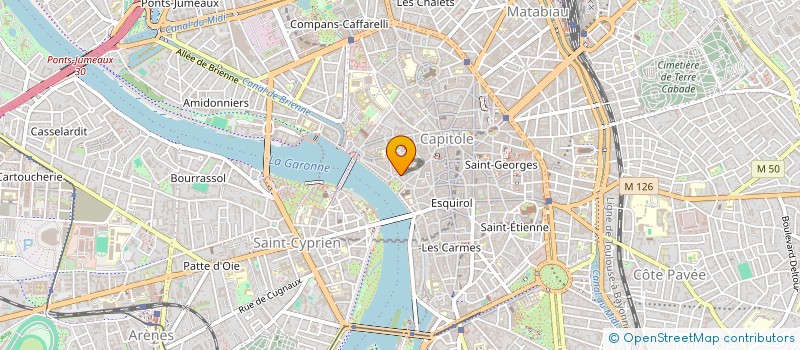 localisation de l'entreprise COMITE FEMININ DEPISTAGE CANCER DU SEIN  TOULOUSE