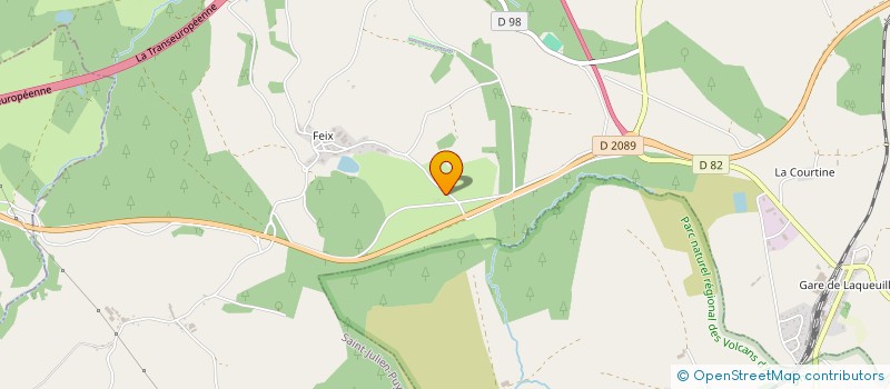 localisation de l'entreprise COMITE FESTIF ORCINOIS  ORCINES