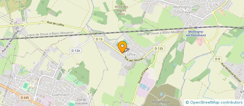 localisation de l'entreprise COMITE FETE AMIS DES SABLIERES  LOFFRE