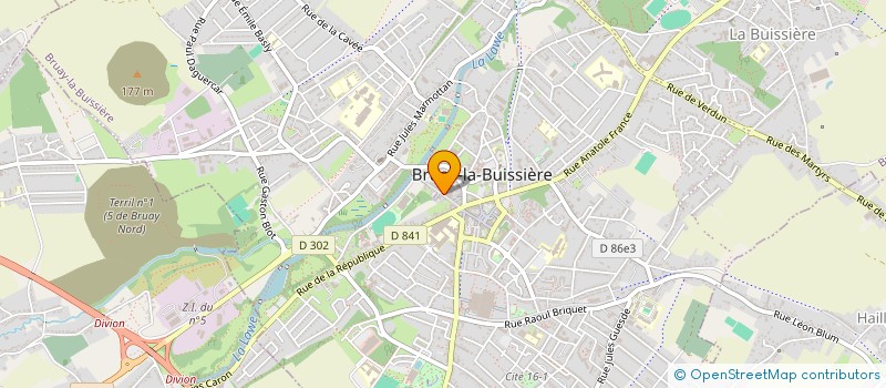 localisation de l'entreprise COMITE FETES ANIMATION  BRUAY-LA-BUISSIERE