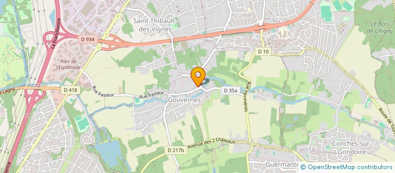 localisation de l'entreprise COMITE FETES ANIMATION DE POMPONNE  POMPONNE