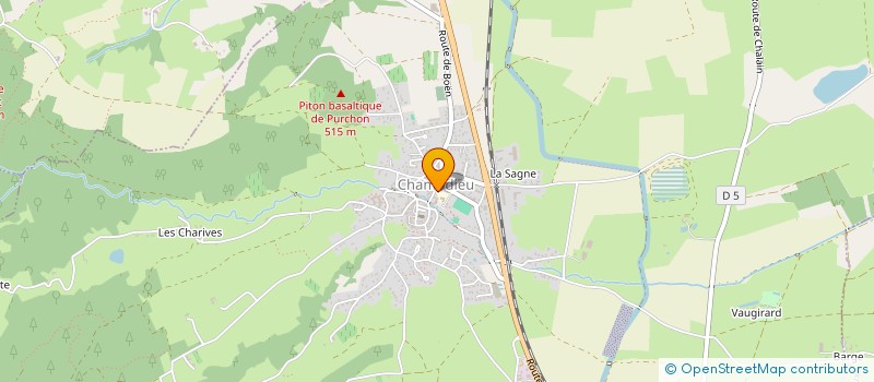 localisation de l'entreprise COMITE FETES CHAMPDIEU  CHAMPDIEU