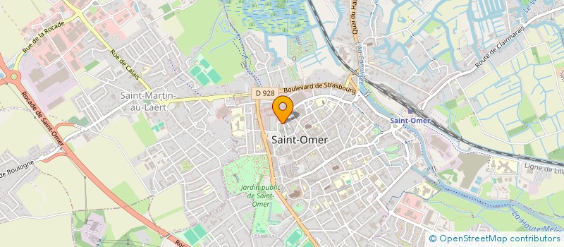 localisation de l'entreprise COMITE FETES COMMUNE BACHELIN  SAINT-OMER