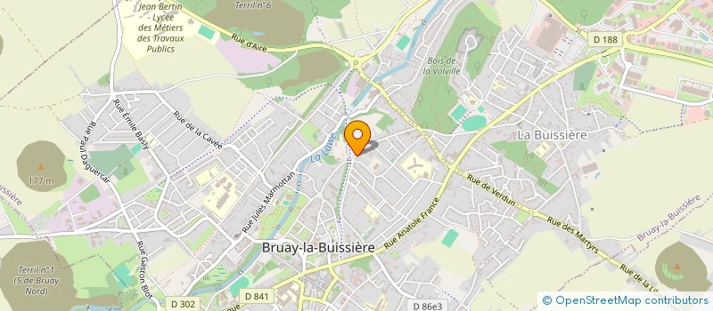 localisation de l'entreprise COMITE FETES COMMUNE LIBRE à BRUAY-LA-BUISSIERE