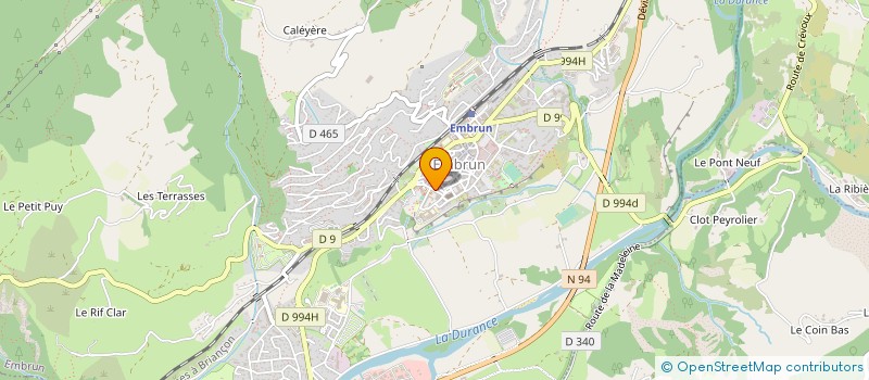 localisation de l'entreprise COMITE FETES D EMBRUN à EMBRUN