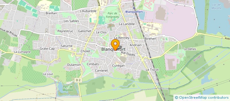 localisation de l'entreprise COMITE FETES DE BIENFAISANCE à BLANQUEFORT