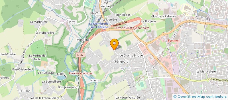 localisation de l'entreprise COMITE FETES DE PERIGOURD à SAINT-CYR-SUR-LOIRE