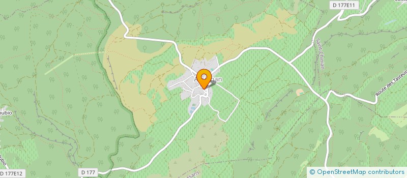 localisation de l'entreprise COMITE FETES EDUCAT POPULAIRE  SAINT-CHINIAN