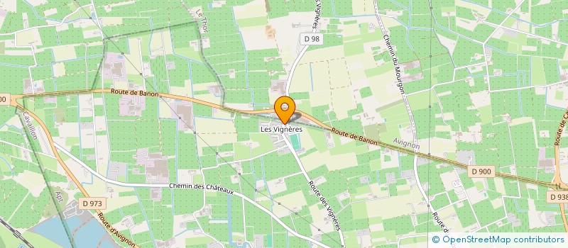 localisation de l'entreprise COMITE FETES HAMEAU DES VIGNERES  CAVAILLON
