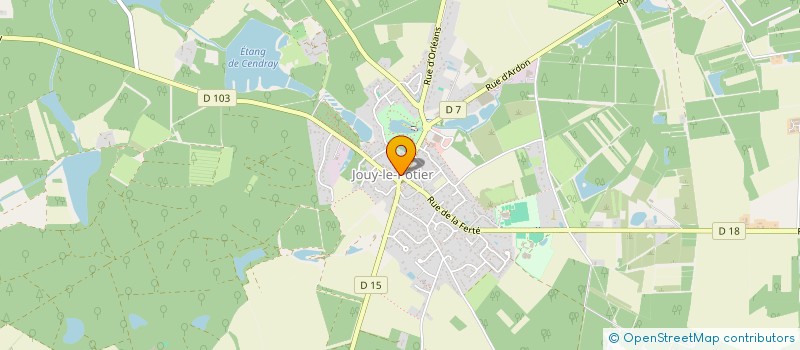 localisation de l'entreprise COMITE FETES JOUY LE POTIER à JOUY-LE-POTIER